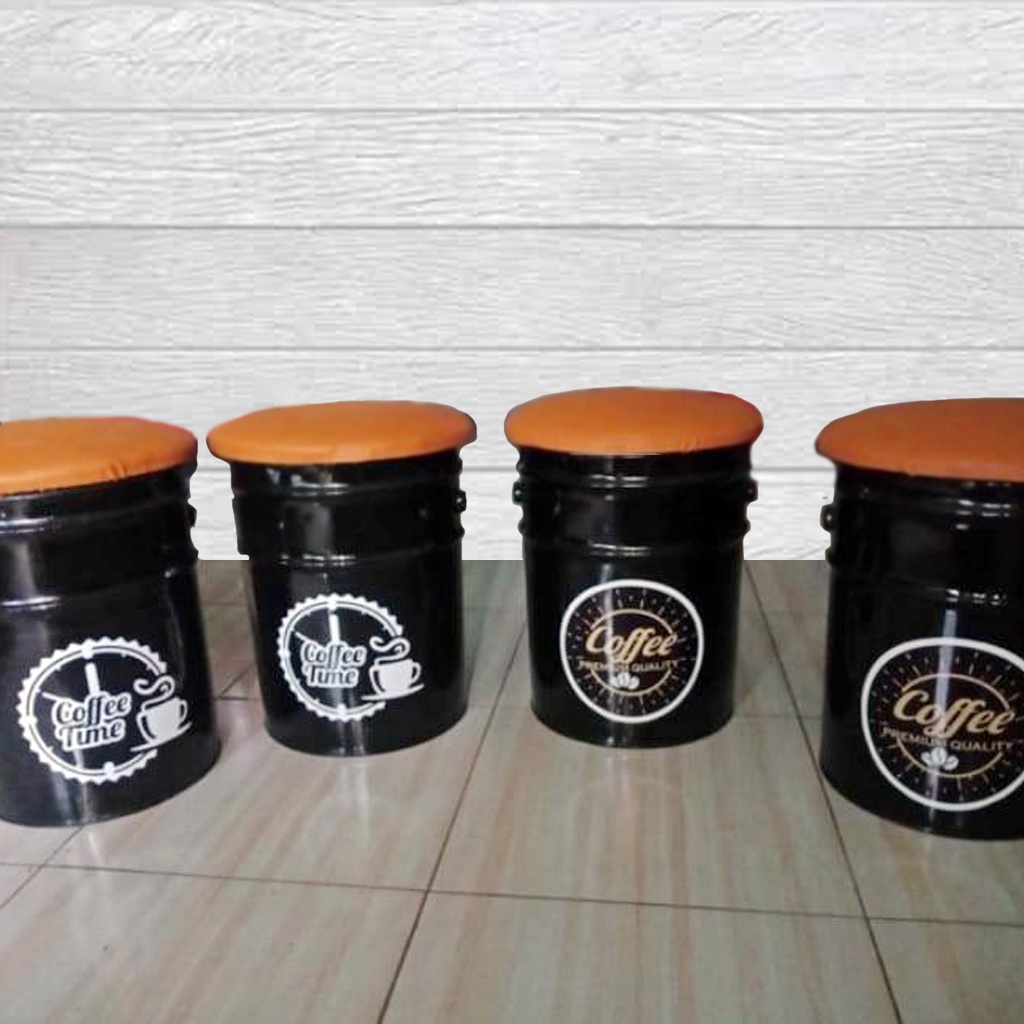 Jual Kursi Cafe Kursi Drum Kursi Kaleng Kursi Custom Shopee Indonesia 2303