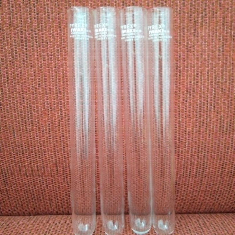 Jual Tabung Reaksi Test Tube PYREX IWAKI 14cm Harga 4 Buah | Shopee ...