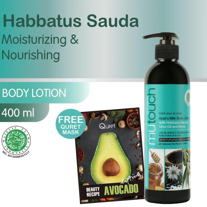 Jual Eklusif Mutouch Goat'S Milk Body Lotion With Habbatus Sauda 400Ml ...