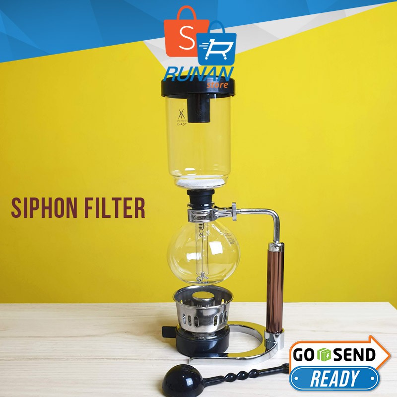 Jual Siphon Coffee Maker Espresso Vacuum Pot Cup Sifon Kopi Filter Ml Shopee Indonesia