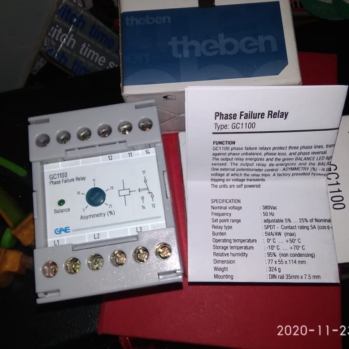 Jual pfr gc1100 gae phase failure relay Shopee Indonesia