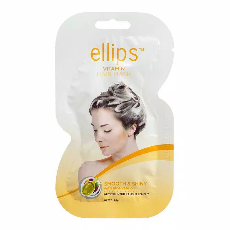 Jual ELLIPS Vitamin Hair Mask Sachet 20gr | With Pro Keratin Sachet ...