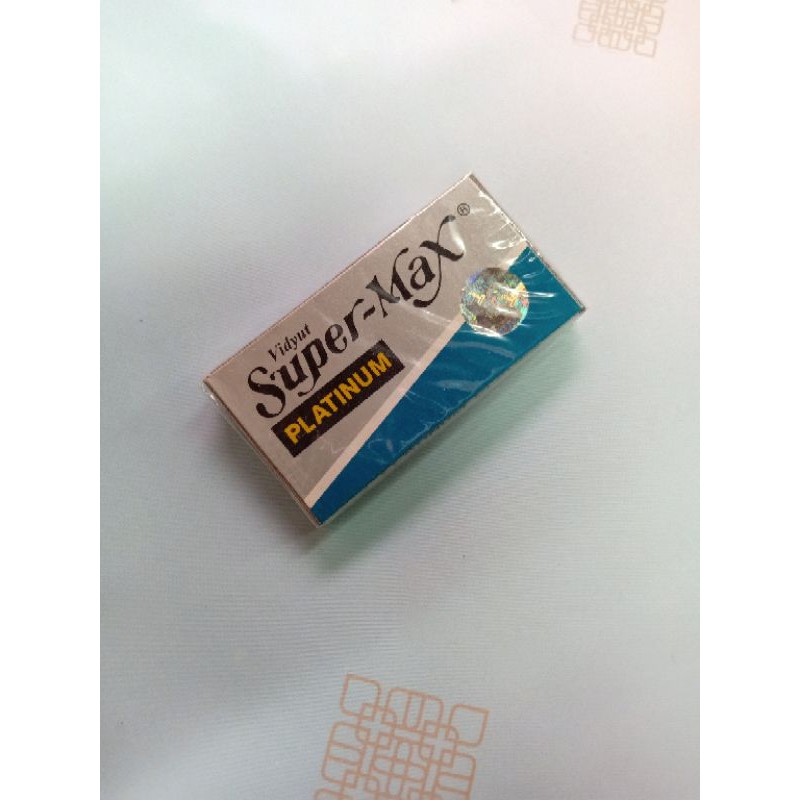 Jual silet SUPER - MAX PLATINUM ISI 5PC | Shopee Indonesia