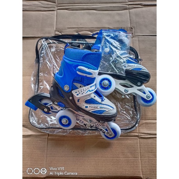 Jual Sepatu Roda In Line Skate Power PWR07 | Shopee Indonesia