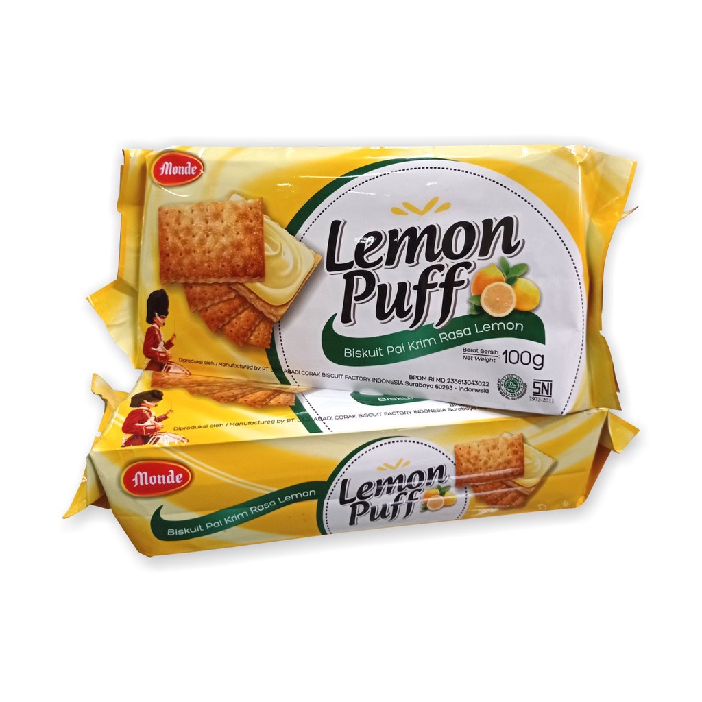 Jual MONDE LEMON PUFF 100 GR Shopee Indonesia