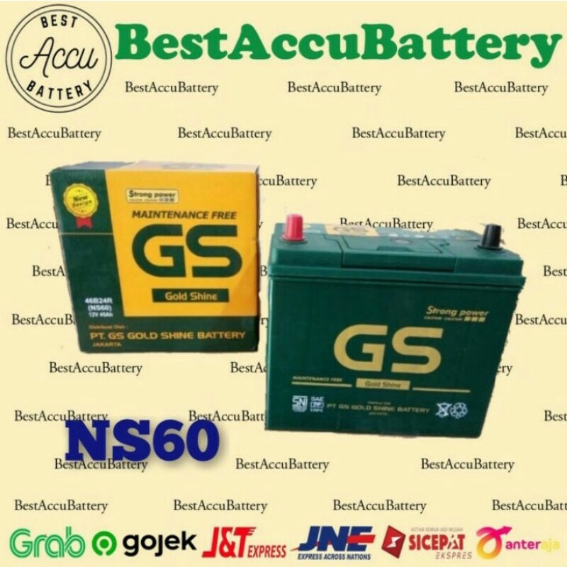 Jual Aki Mobil Toyota Avanza E / G / S 2003-2014 GS MF NS60 12V 45AH