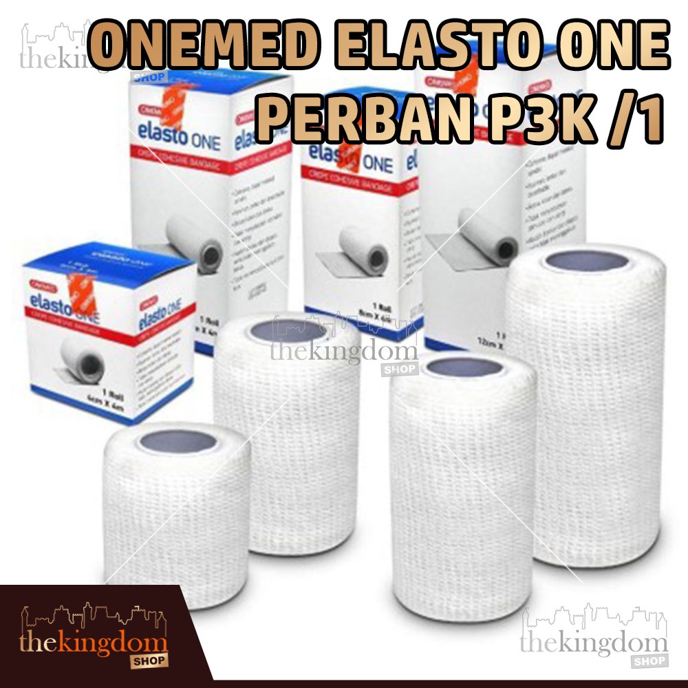 Jual Onemed Elasto One 1 Perban Luka Elastis P3K Verband Crepe Verban Shopee Indonesia