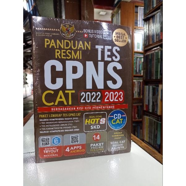 Jual BUKU PANDUAN RESMI TES CPNS CAT 2022/2023 + CD BEST SELLER ...