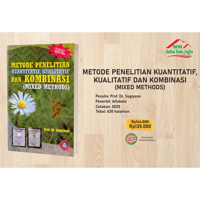 Jual Buku METODE PENELITIAN KUANTITATIF, KUALITATIF, DAN KOMBINASI ...