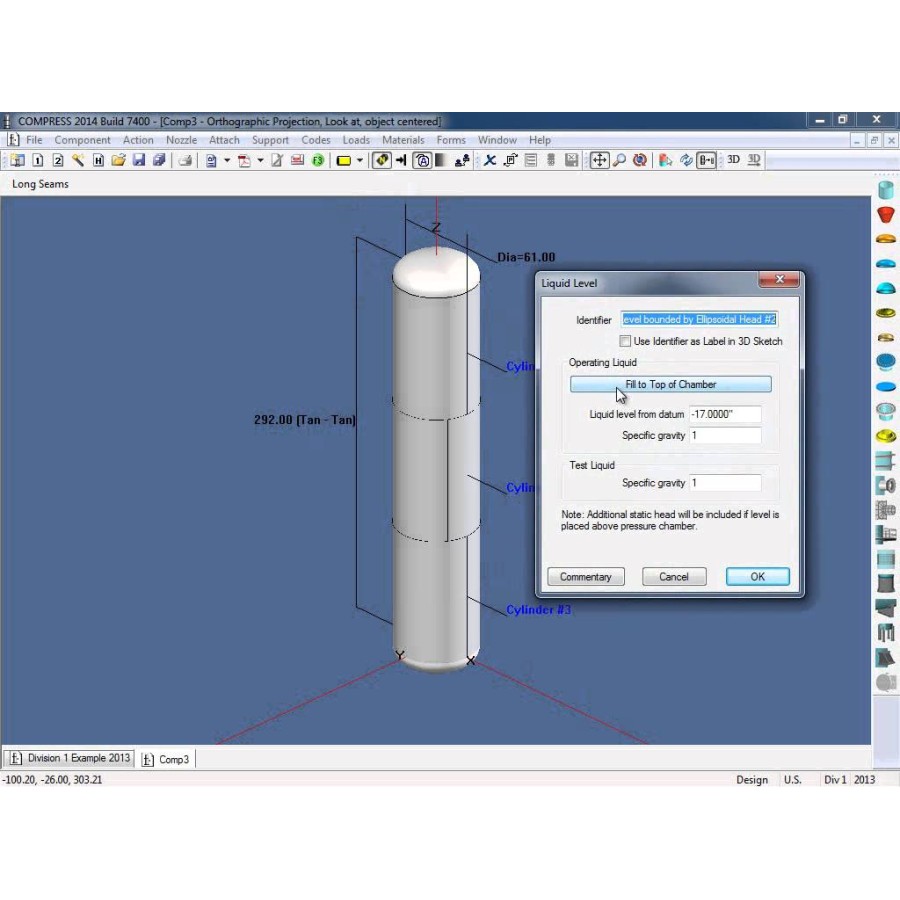 Jual CODEWARE Compress Build 6258 pressure vessel Calculation Software