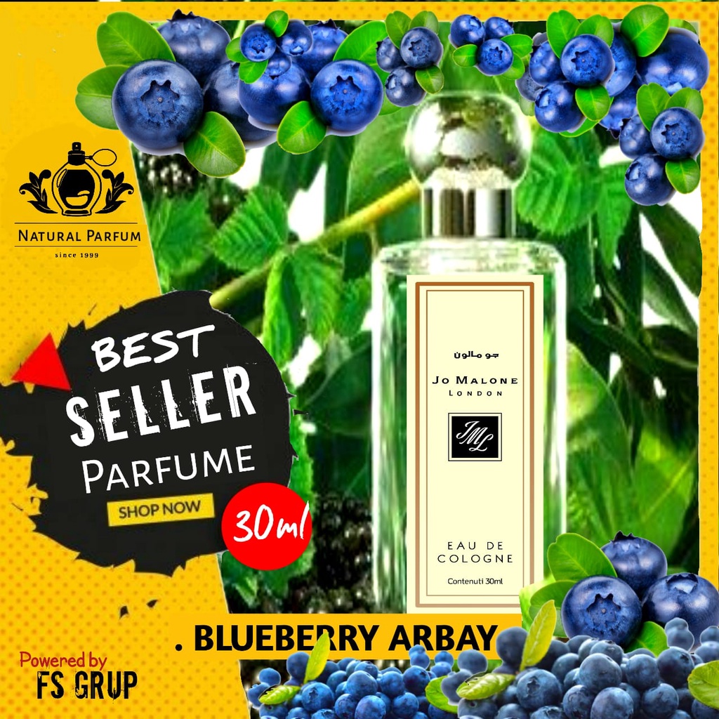 Jual Parfum Jo Malone aroma Blueberry Arbay lebih Soft dan tahan