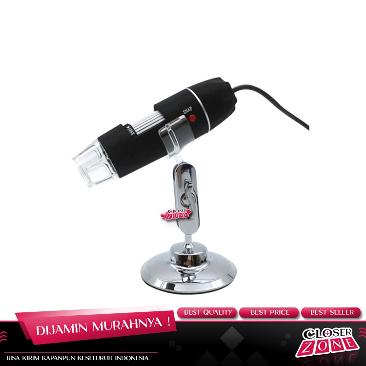 Jual Digital Microscope Endoscope Camera Magnifier 500X Black