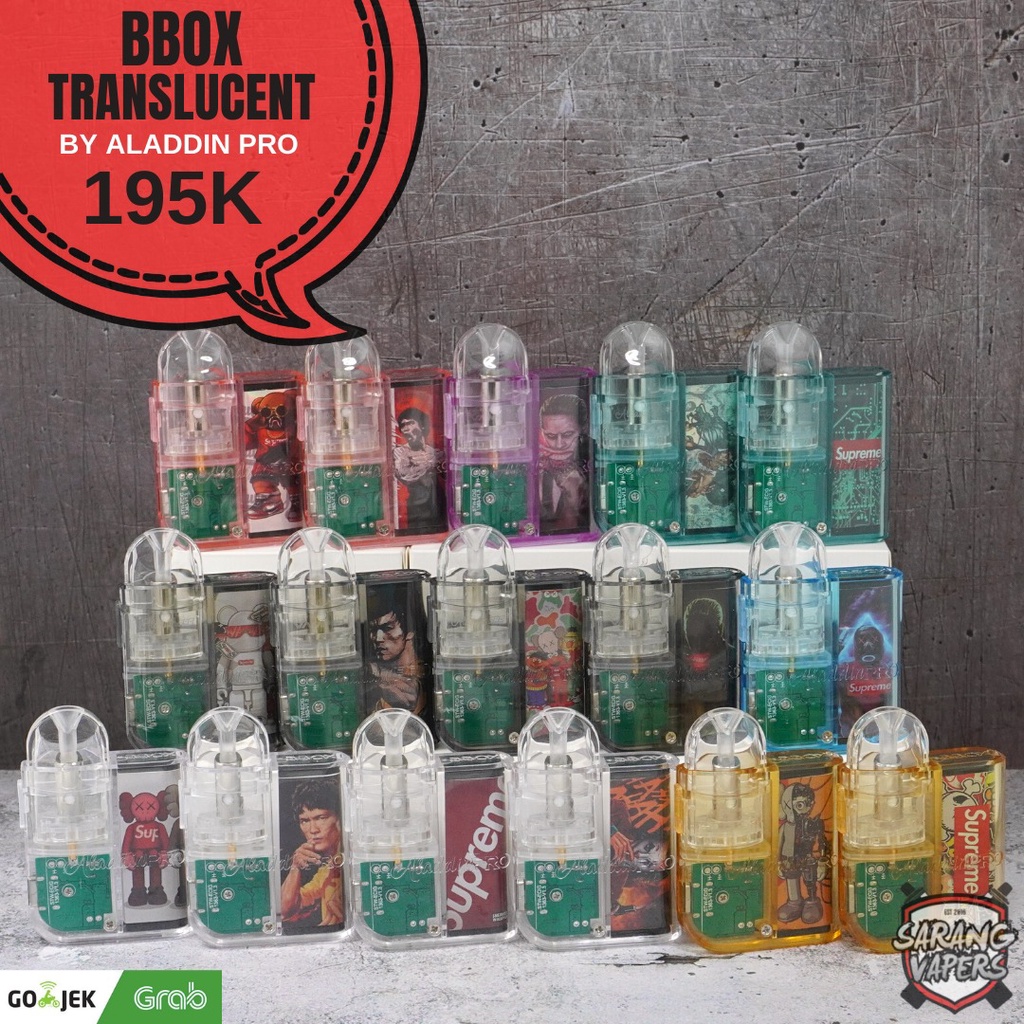 Jual BBOX TRANSLUCENT VERSION POD BY ALADDIN PRO | Shopee Indonesia