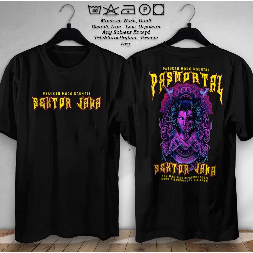 Jual Kaos Pasmortal Sektor Jawa Magicom Sakti Pasukan Moro Nguntal Baju ...