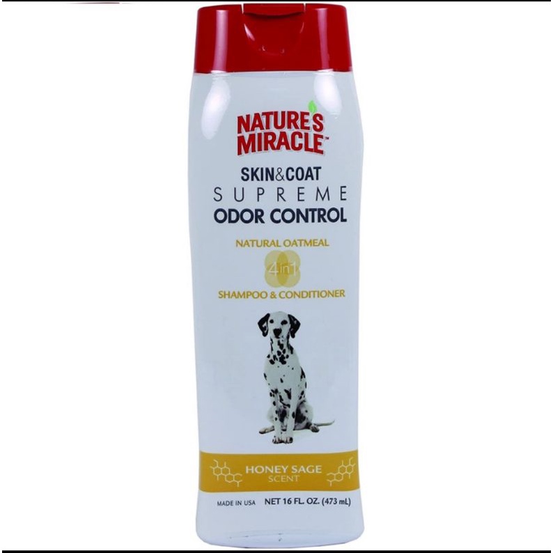 Jual Shampoo Dog Nature's Miracle Supreme Odor Control Oatmeal 473ml