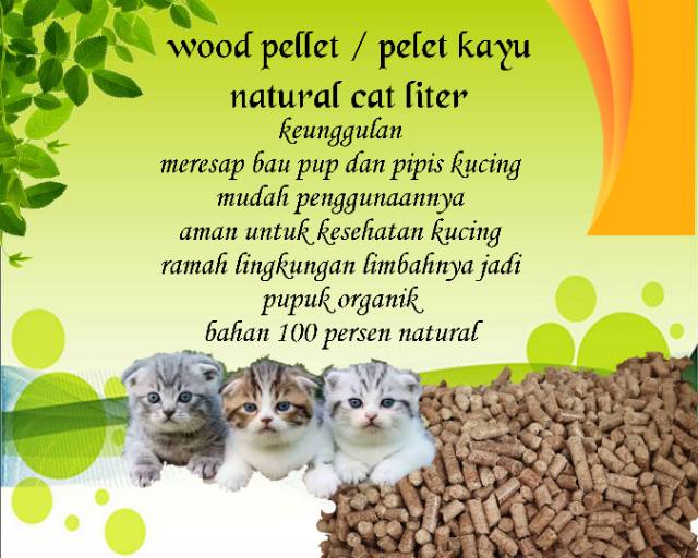 Jual pelet kayu wood pellet untuk alas kandang kucing ular reptile kelinci  anjing hamster4 | Shopee Indonesia