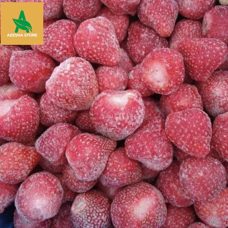 Jual Buah Strawberry Frozen 1kg Stoberi Beku Kemasan 1kg Strowbery ...