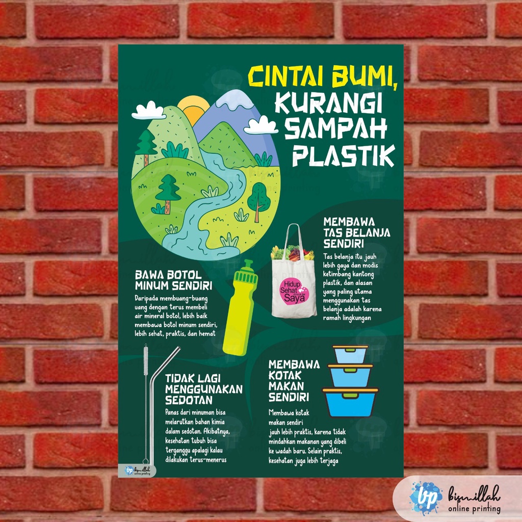 Jual Poster Sampah Plastik Terlengkap And Harga Terbaru September 2023