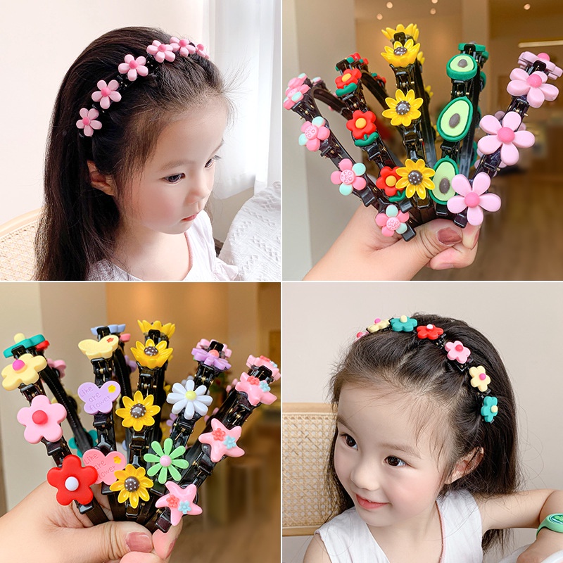 Jual Bando Anak Perempuan Aksesoris Rambut Hairband Model Kepang Gaya ...