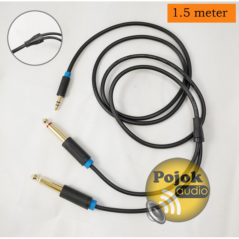 Jual Kabel Splitter Akai Ts To Mini Mm Stereo Cm Shopee Indonesia