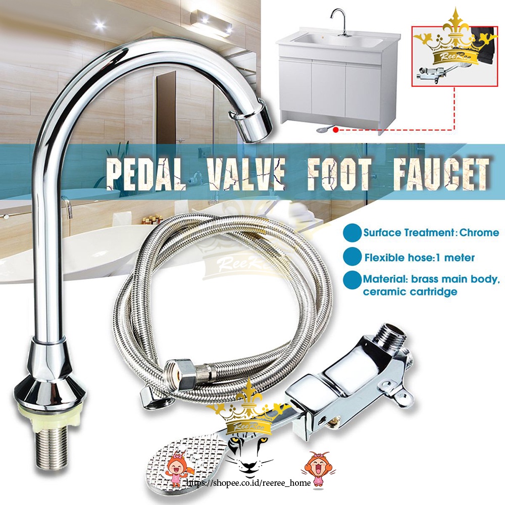 Jual Kran Wastafel Injak/Kran Injak Dokter/Kran Pedal Triton 880911 ...