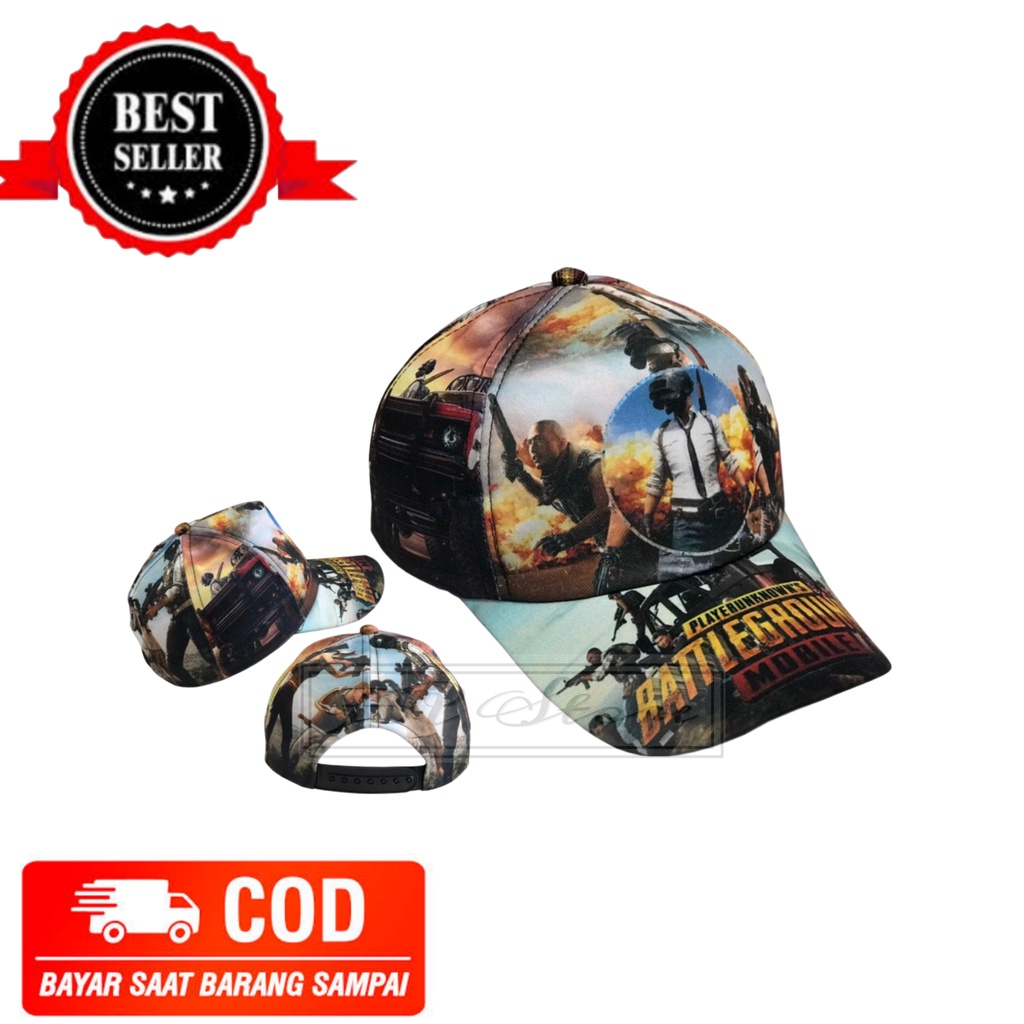 Jual Topi Anak Sablon Full Print Karakter Frefire, Mobile Legend ...