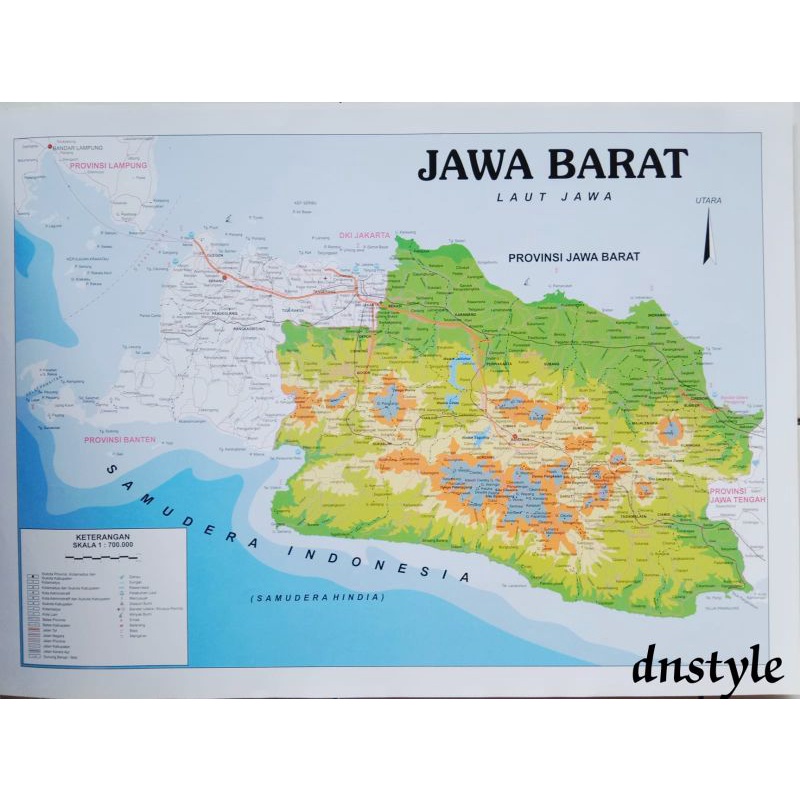 Jual Peta Jawa Barat Free Bublewrap | Shopee Indonesia