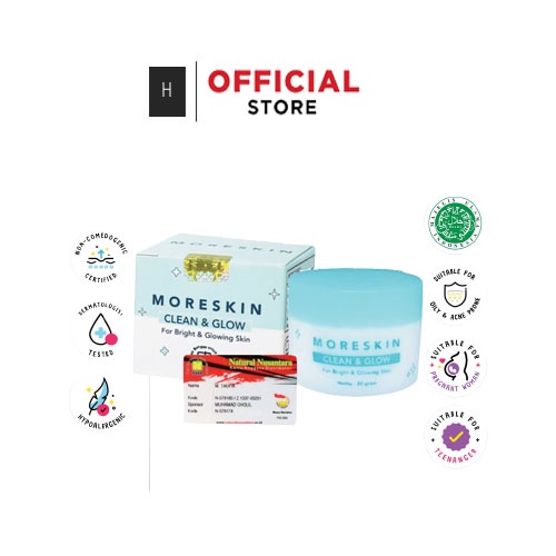 Jual GLOW Moreskin Clean & Glow Original Natural Nusantara Shopee