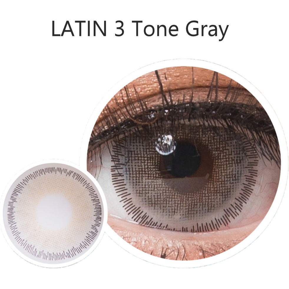 Jual GEOEYES - Softlens Latin 3 Tones Gray | Shopee Indonesia