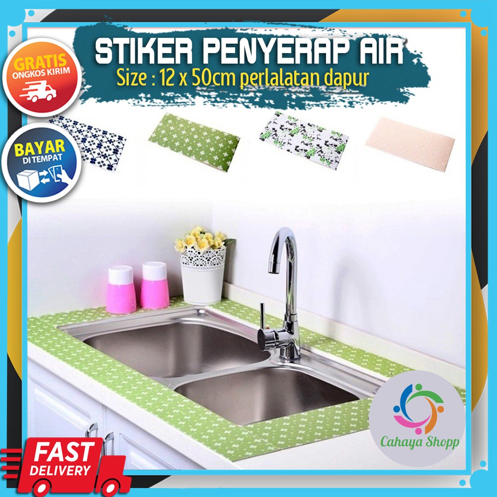 Jual Stiker Kain Penyerap Air Alas Wastafel Perlalatan Dapur Shopee