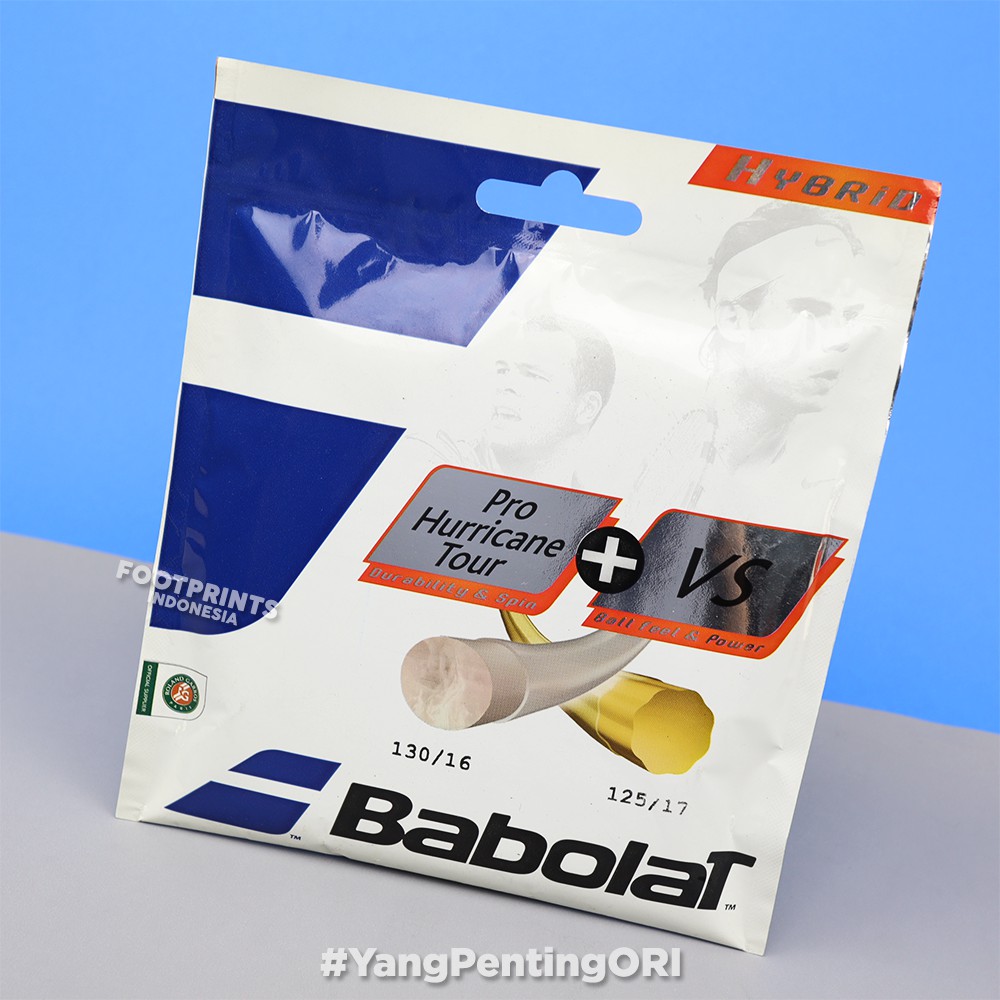 Babolat Pro Hurricane Tour VS Hybrid Senar Raket Tenis Tennis Strings