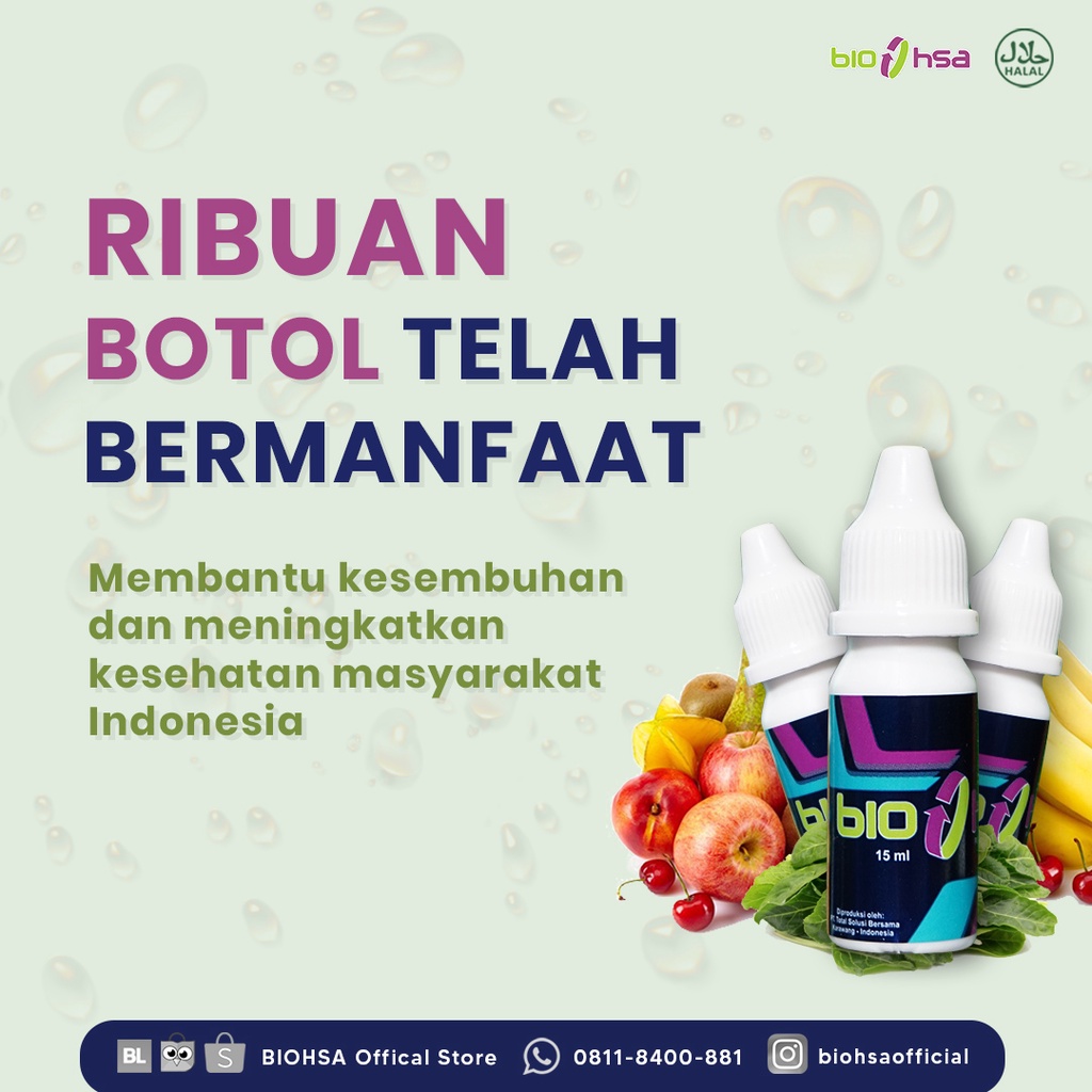 Jual BIO HSA & HSA 88 PRO [Bundling 1 Jamu Tetes BioHSA 15ml + 1 Minyak ...