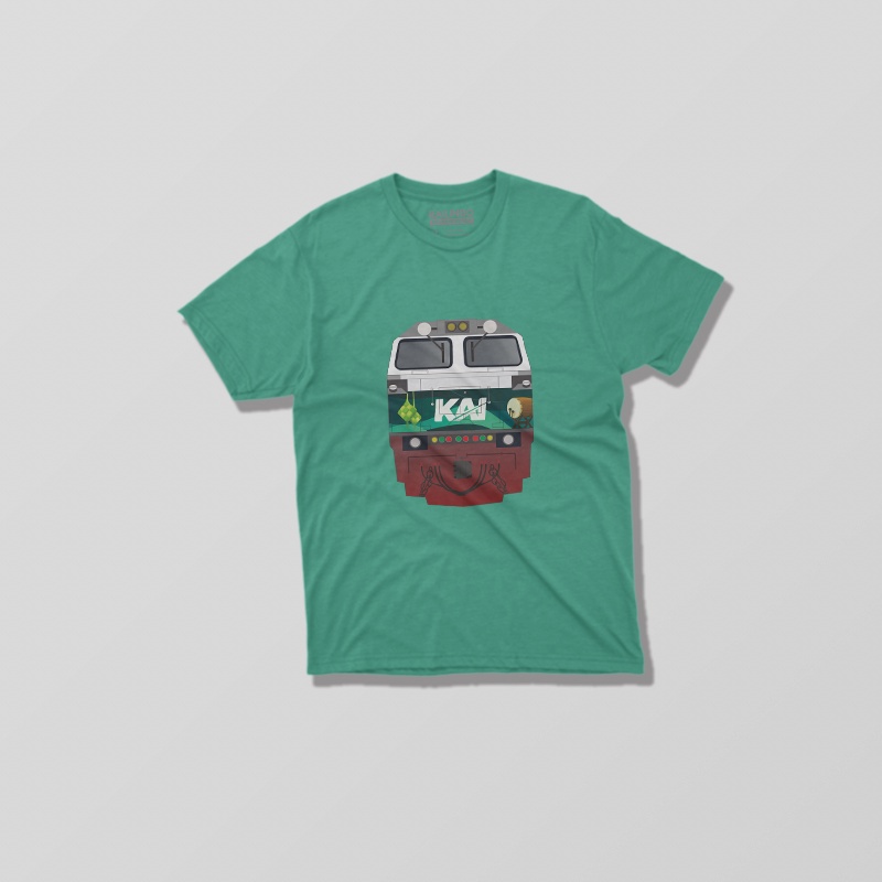 Jual Baju Kaos Anak Kereta Api Lokomotif Cc206 Livery Lebaran Ketupat