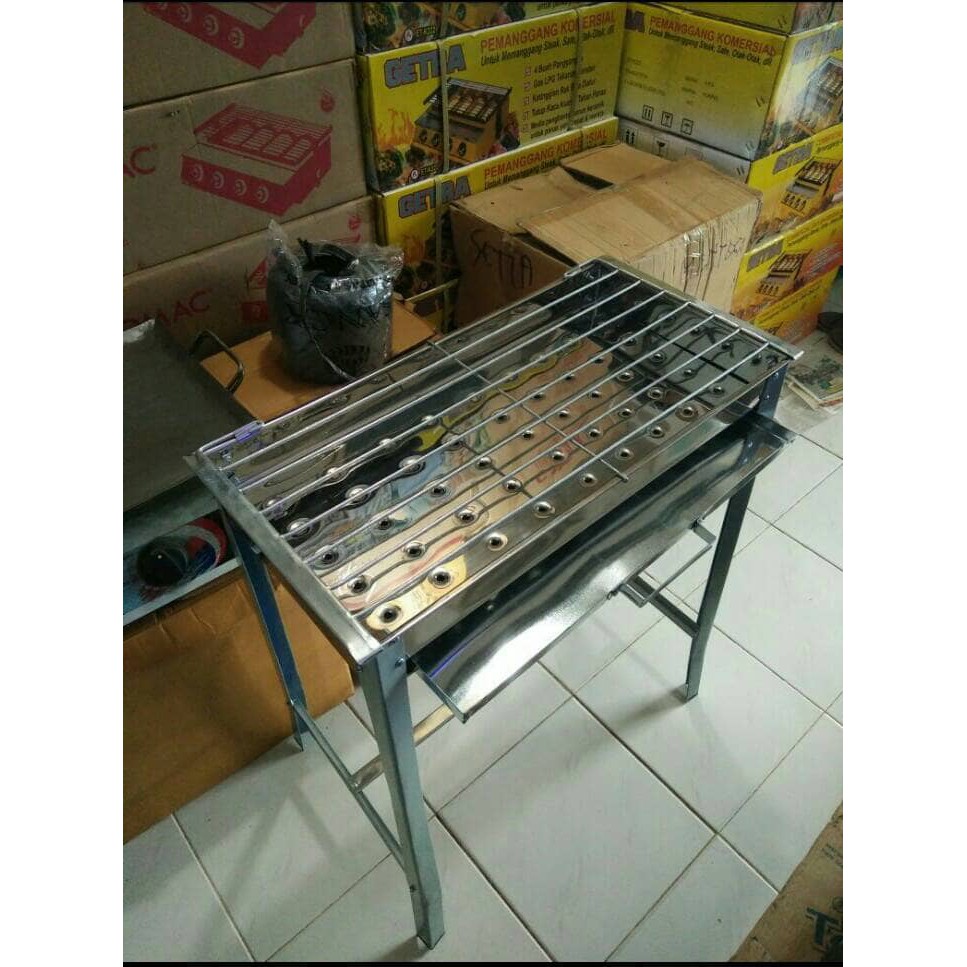 Jual DISKON HOT PANGGANGAN ARANG STAINLLESS / BAKARAN AYAM IKAN SATE ...