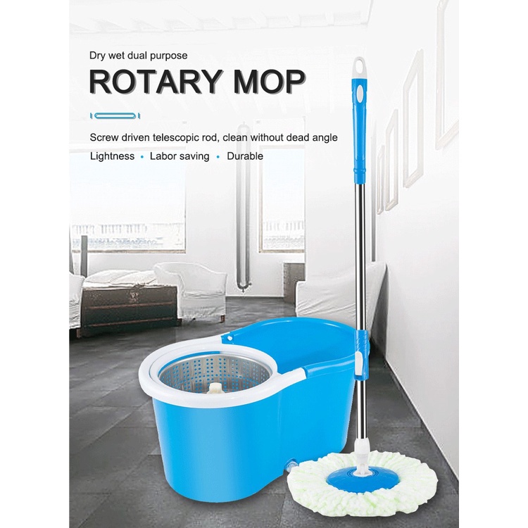 Jual Spin Mop Rotate Spin Mop Alat Pel Praktis Alat Pel Murah