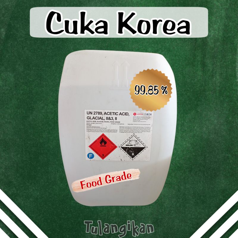 Jual Cuka Korea 99,85% Food grade | Shopee Indonesia