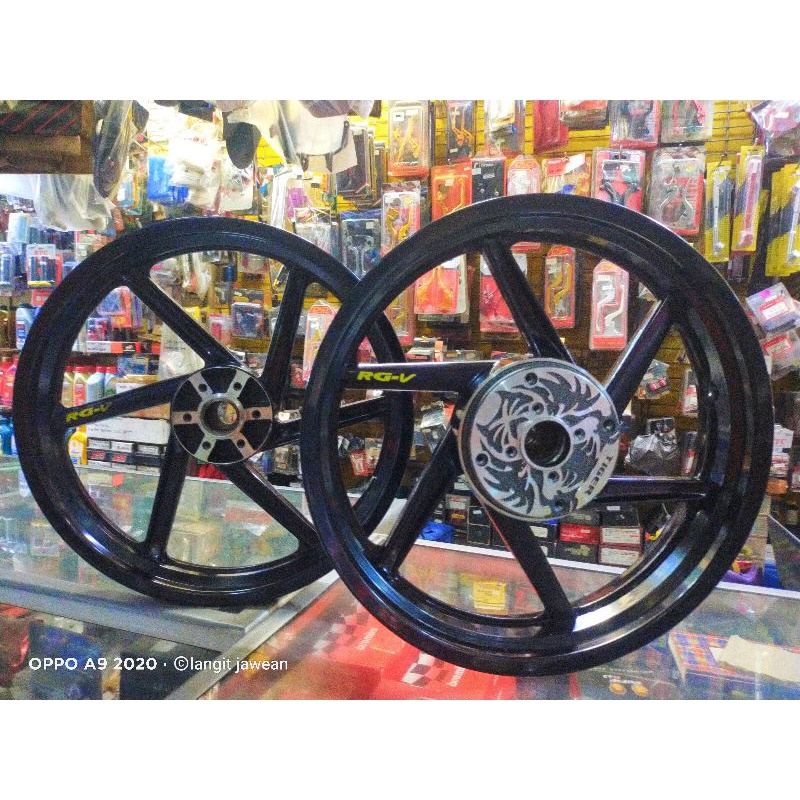 Jual Velg Racing Palang 6 Miring RGV Tiger Revo Depan Double Disc ...