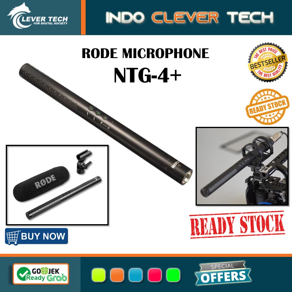 Jual Rode NTG4+ Shotgun Microphone Shopee Indonesia
