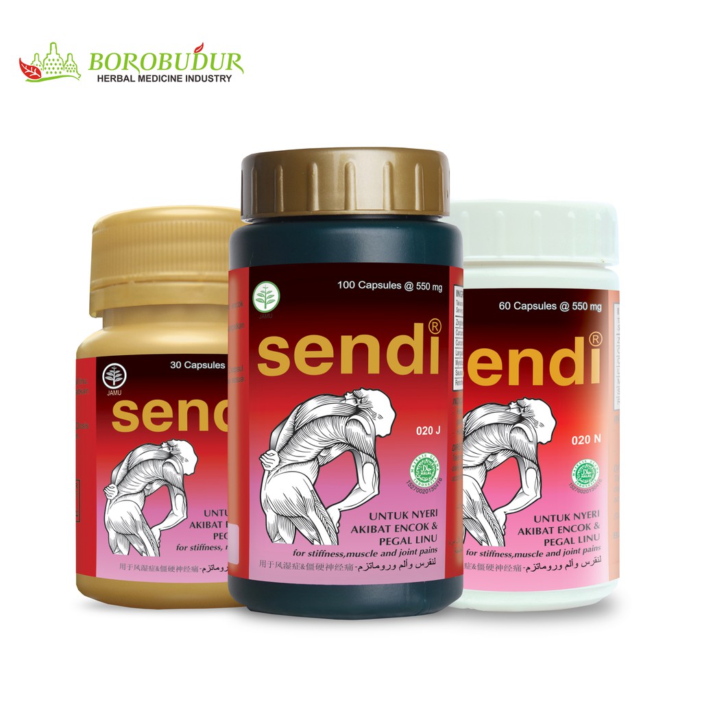Borobudur Herbal -  Untuk membantu meredakan nyeri akibat encok, pegal linu Sendi Kapsul