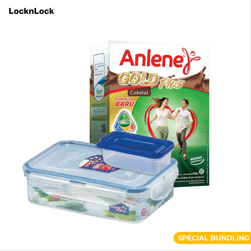 Jual LocknLock x Anlene Susu Gold Plus Chocolate - Kotak Makan 550ML ...