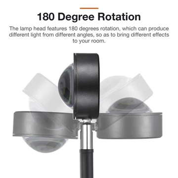 Lampu Sunset LED RGB Aesthetic Aluminium 27cm