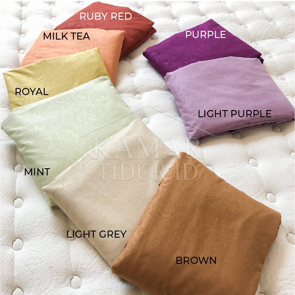 Jual SPREI MICROTEX EMBOSS MOTIF BUNGA SUDUT KARET TINGGI 20CM GRATIS ...