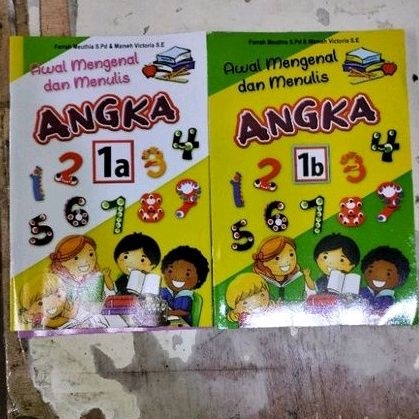 Jual PAKET 2 BUKU AWAL MENGENAL DAN MENULIS ANGKA 1A DAN 1B | Shopee ...