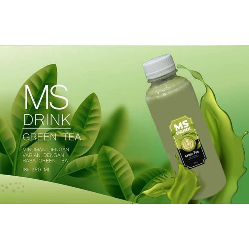 Jual MS Drink Minuman Varian Rasa Cokelat, Green Tea, Adni Tea, Thai ...