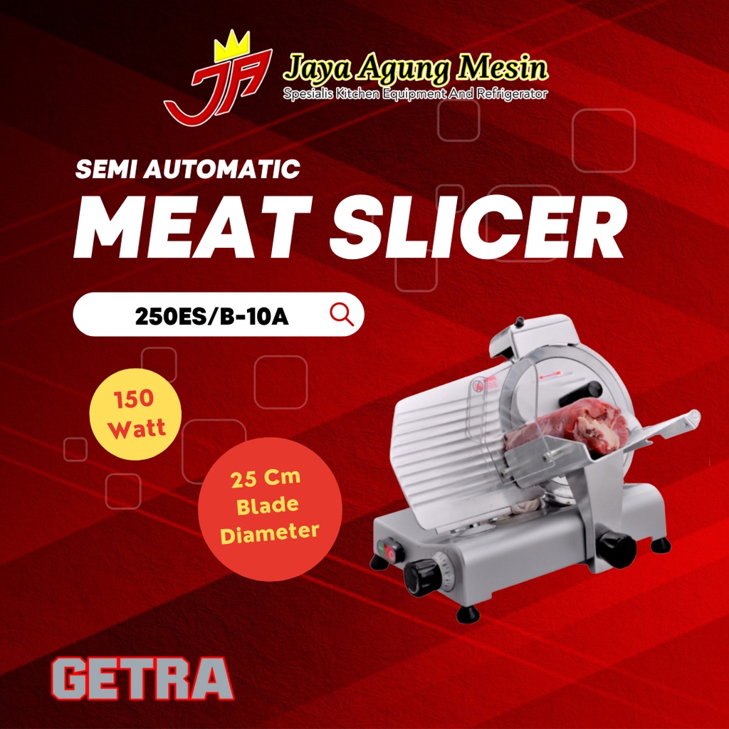Jual Semi Automatic Meat Slicer Getra 250ES/B10A / Meat slicer 250 ES