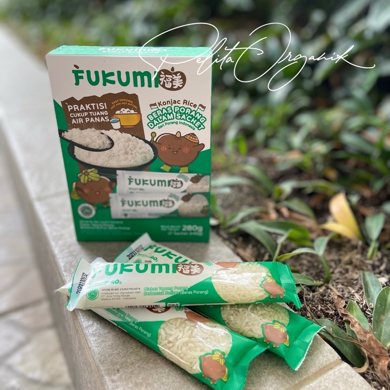Jual FUKUMI Beras Porang Sachet (1 box isi 7 sachet) 280 gr | Shopee