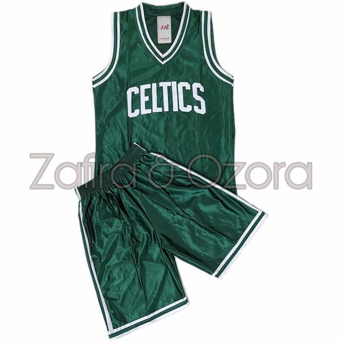 rama16 Stelan Jersey Basket Dewasa NBA Grade Ori/Jersey Basketball St  CELTIC hijau, XL mrh