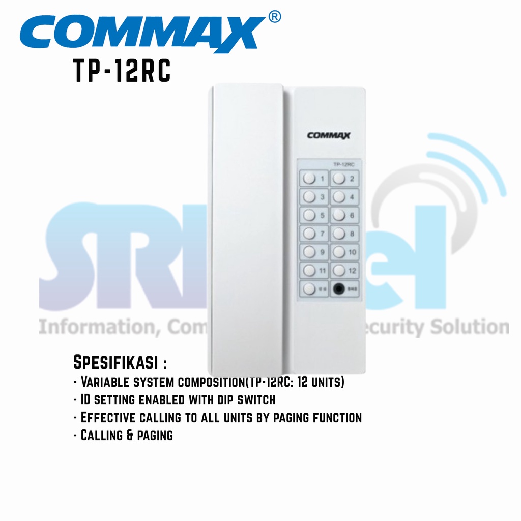 Jual COMMAX TP-12RC Interphone | Shopee Indonesia