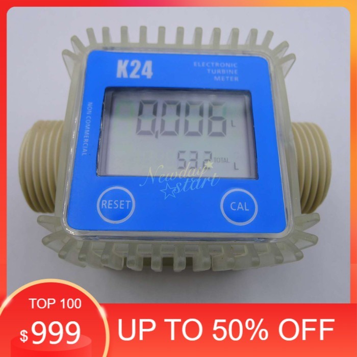Jual Flow Meter Turbine Digital Diesel Fuel For Chemical Water Pro K24 ...