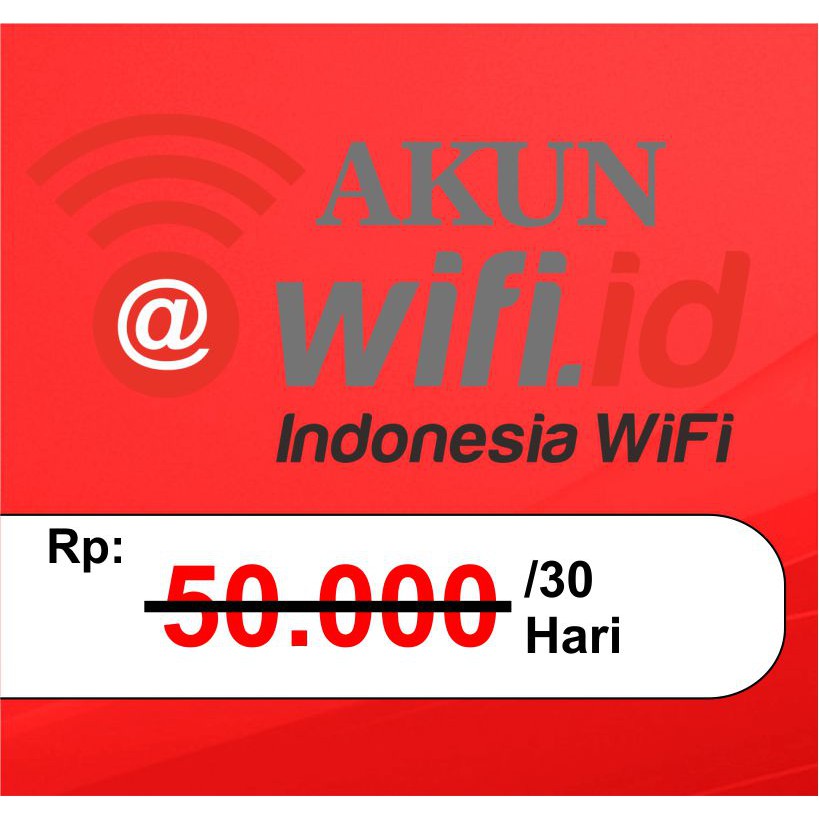 Jual Voucher Wifi.id 1 BULAN GARANSI PENUH | Shopee Indonesia